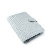 Filofax Classic Personal Croc Silver Mist