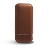 Recife Rivière Hard Case 3 Pen Cognac