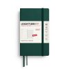 Leuchtturm1917 Diary 2027 Weekly Planner with notes Pocket A6 Forest Green