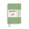 Leuchtturm1917 Diary 2027 Weekly Planner with notes Paperback B6+ Softcover Sage