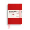Leuchtturm1917 Diary 2027 Weekly Planner Medium A5 Cherry