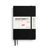 Leuchtturm1917 Diary 2027 Weekly Planner Paperback B6+ Black