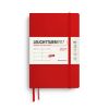 Leuchtturm1917 Diary 2027 Weekly Planner Paperback B6+ Cherry
