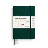 Leuchtturm1917 Diary 2027 Weekly Planner Paperback B6+ Forest Green