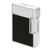 S.T. Dupont Ligne 1 Lacquer Black Silver Lighter