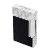 S.T. Dupont Ligne 2 Lacquer Black Snake with Palladium Finish Lighter