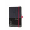 Sigel Conceptum 202 Weekly Planner A5 Black/Red Hard Cover