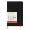 Moleskine Pocket Diary 2027 Daily Planner Black Hard Cover