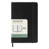 Moleskine Pocket Diary 2027 Weekly Planner with Notebook Black Soft Cover