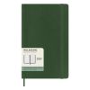 Moleskine Large Diary 2027 Weekly Planner with Notebook Myrtle Green Soft Cover