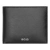 Hugo Boss Wallet Smooth Black with Flap