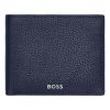 Hugo Boss Wallet Classic Grained Navy with Flap