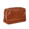 Maverick Rough Gear Cognac Leather Compact Toiletbag