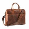 Maverick The Original Leather business bag with laptop sleeve 15'6" small