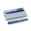 Lamy T10 Fountain Pen Ink Cartridges 5 Pack Blue