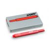 Lamy T10 Fountain Pen Ink Cartridges 5 Pack Red