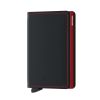 Secrid Slim Wallet Black & Red Matte
