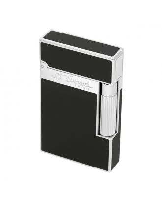 S.T. Dupont Ligne 2 Black Lacquer with Palladium Finish Lighter