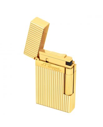 S.T. Dupont Ligne 2 Vertical Lines Yellow Gold Lighter