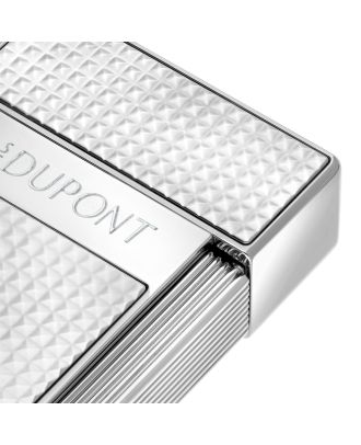 S.T. Dupont Biggy Diamond-Point Silver Lighter