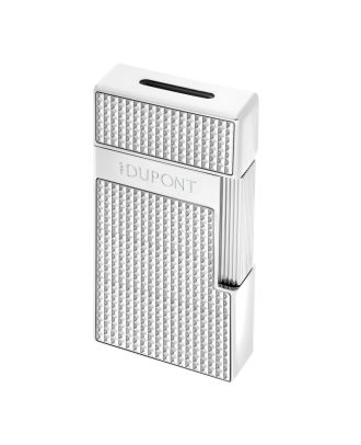 S.T. Dupont Biggy Diamond-Point Silver Lighter
