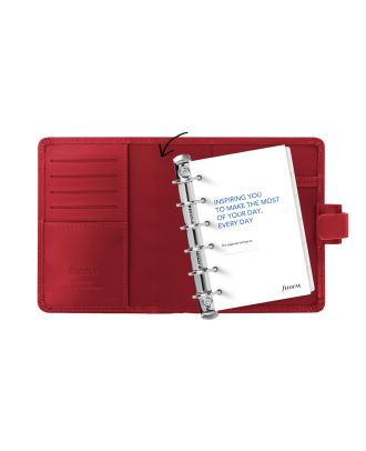 Filofax Metropol Pocket Organiser Red