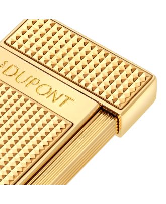S.T. Dupont Slimmy Diamond-Point Gold Lighter