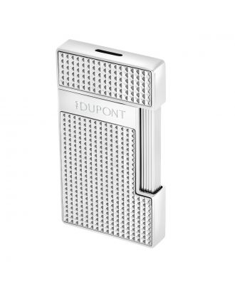 S.T. Dupont Slimmy Diamond Head Silver Lighter