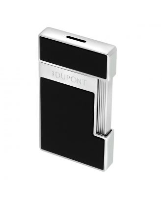 S.T. Dupont Slimmy Black Lacquer and Chrome Lighter