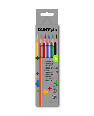 LAMY plus cardboard box 6 crayons