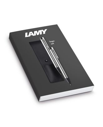 Lamy Logo Steel Ballpoint Pen and Mechanical Pencil