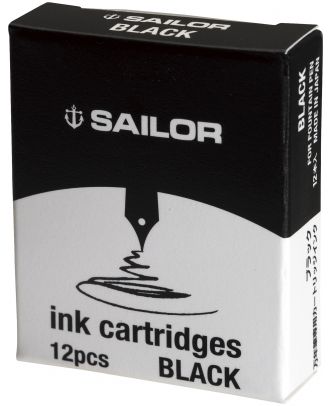 Sailor Inkt Cartridges Zwart