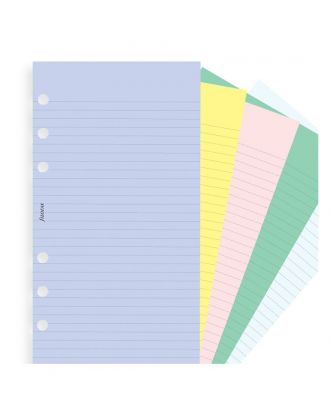 Filofax Refill Personal Assorted Colors Lined