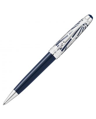 Montblanc Meisterstück The Origin Collection Doué Midsize Blue Ballpoint Pen