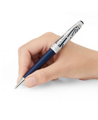 Montblanc Meisterstück The Origin Collection Doué Midsize Blue Ballpoint Pen