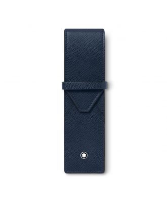 Montblanc Sartorial 2 Pen Pouch Ink Blue