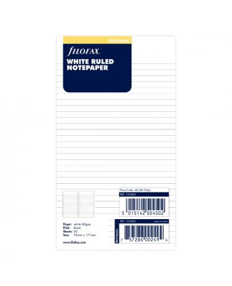 Filofax Vulling Pocket Wit Gelijnd