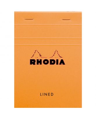Rhodia Notitieblok A6 No. 13 Gelijnd Oranje