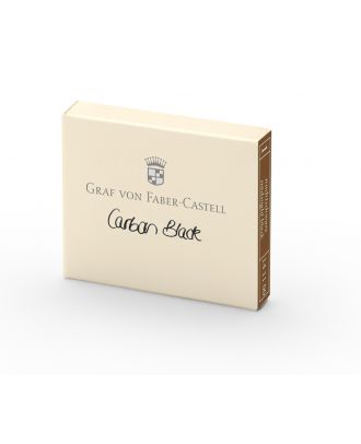 Graf von Faber-Castell Vulpen Inkt Cartridges 6 pack Carbon Black