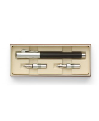 Graf von Faber-Castell Tamitio Black Fountain Pen Calligraphy Set