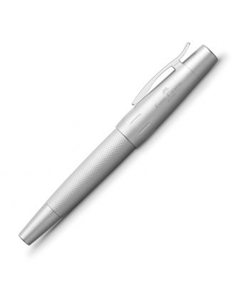 Faber Castell E-Motion Pure Silver Fountain Pen