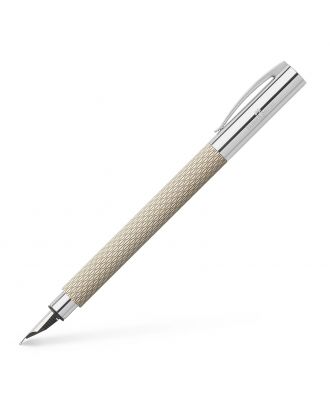 Faber Castell Ambition OpArt White Sand Fountain Pen