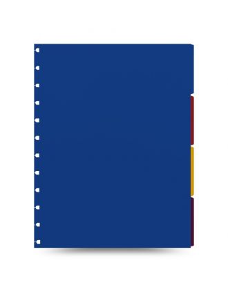 Filofax Notebook Refill A5 Bright Coloured Tabs