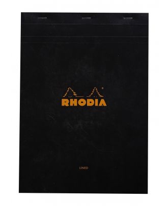 Rhodia Notitieblok A4 No. 18 Geruit Zwart