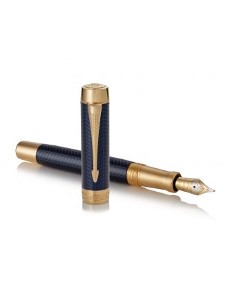 Parker Duofold Blue Chevron GT Vulpen