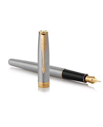 Parker Sonnet Stainless Steel GT Fountain Pen