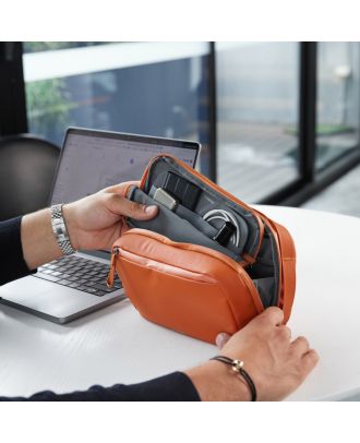 Orbitkey 2-in-1 Tech Pouch Terracotta