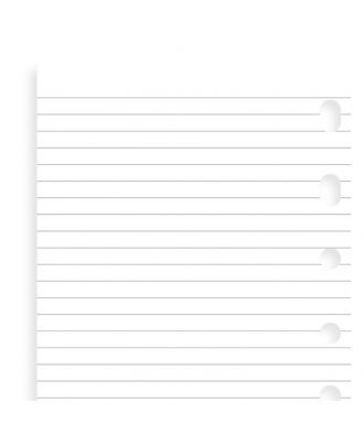 Filofax Vulling Pocket Wit Gelijnd
