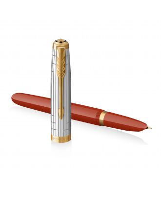 Parker 51 Premium Rage Red GT Fountain Pen