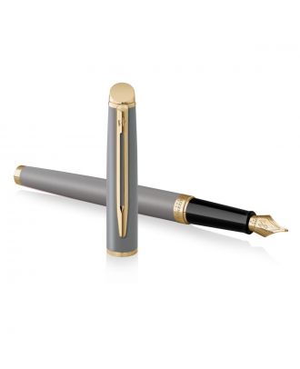 Waterman Hémisphère The Understated Edit Stone Grey Fountain Pen